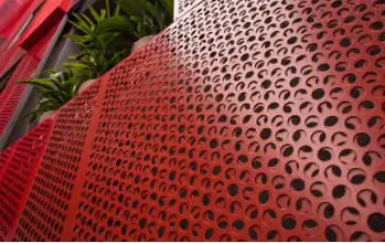 Méseau métallique perforé en aluminium extérieur/intérieur