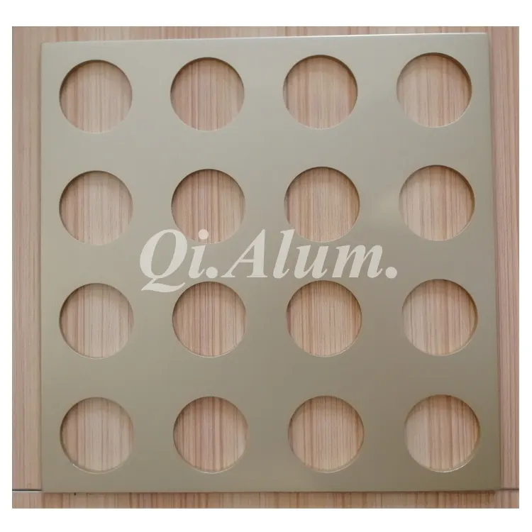 Matériaux métalliques pour décoration murale intérieure — Foshan Qi Aluminum Decorative Materials Co. Ltd