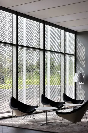 Panneaux décoratifs en aluminium à revêtement poudre super résistant pour fenêtres