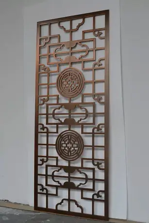 Feuille de séparation en écran métallique aluminium AA1100, fabricant de décoration intérieure