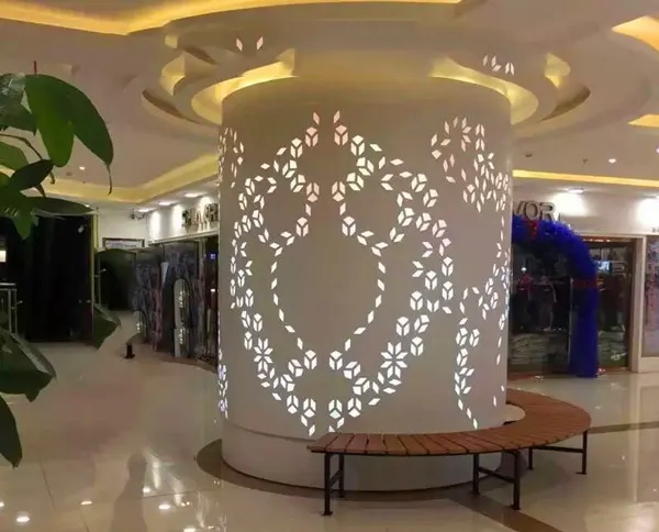 Panneau décoratif en aluminium perforé intérieur pour façade — Foshan Qi Aluminum Decorative Materials Co. Ltd