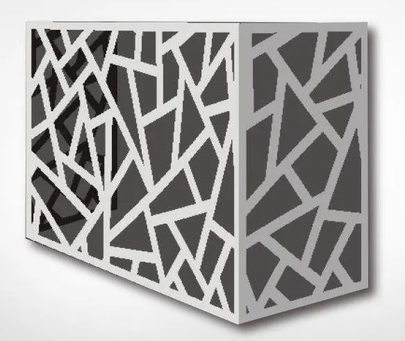 panneaux décoratifs en aluminium fabriqués en Chine pour couverture de climatiseur — Foshan Qi Aluminum Decorative Materials Co. Ltd