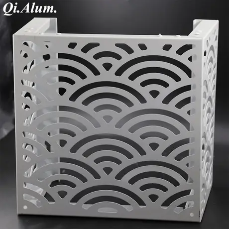 Habillage extérieur pour climatiseur en aluminium, habillage AC en aluminium