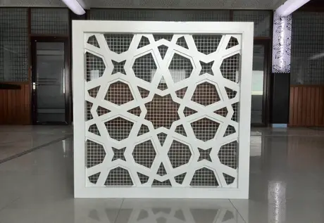 Panneau en aluminium CNC certifié ASTM / panneau clôture perforé