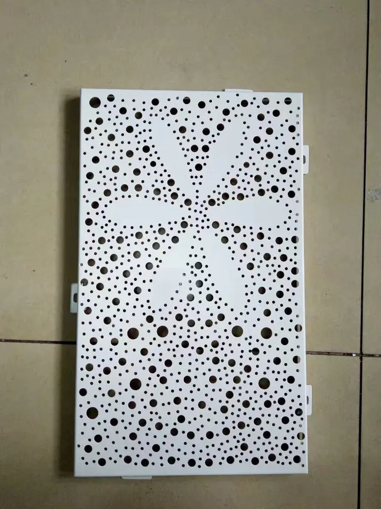 Panneaux en métal alu perforé anodisé pour murs — Foshan Qi Aluminum Decorative Materials Co. Ltd