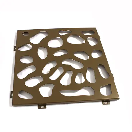 Fabricant chinois de panneaux en aluminium perforés décoratifs