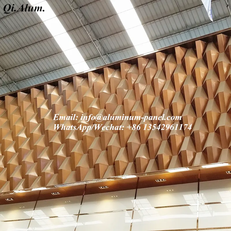 Écran décoratif en aluminium intérieur et extérieur — Foshan Qi Aluminum Decorative Materials Co. Ltd