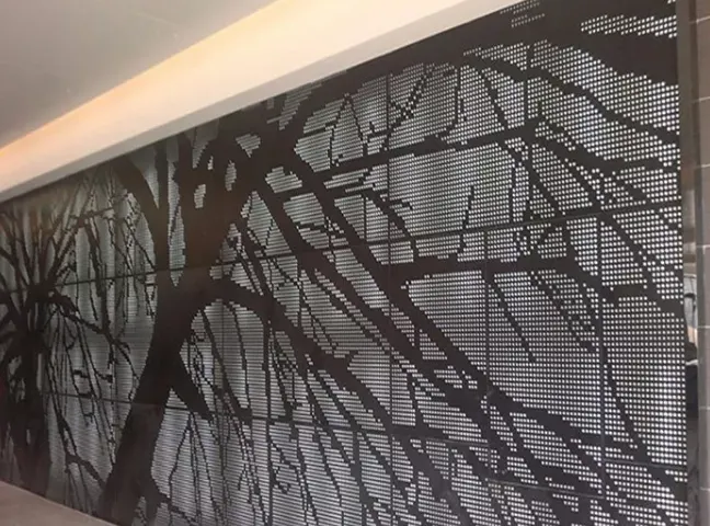 Panneau composite en aluminium monochrome avec âme continue et revêtement PVDF pour bardage mural — Foshan Qi Aluminum Decorative Materials Co. Ltd