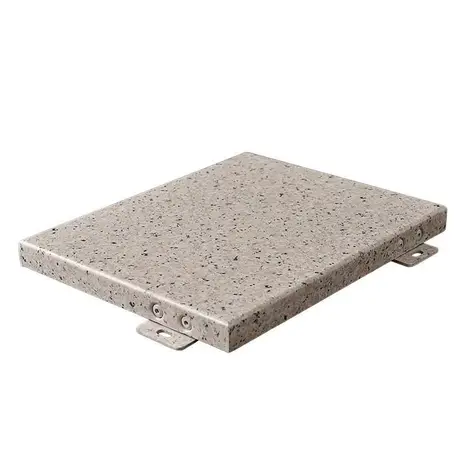 Revêtement bois Étanche Matériau de construction plaques solides en aluminium perforé Panneau plein en aluminium