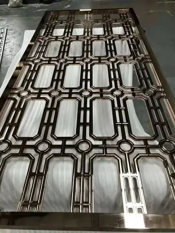Panneaux décoratifs intérieurs en aluminium perforé pour confidentialité, revêtement poudre, fabricant en Chine