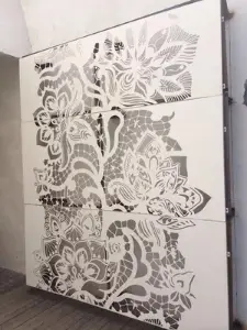 Panneaux perforés en aluminium à bon prix pour décoration de panneaux de façade