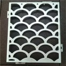 Panneaux décoratifs en aluminium perforé gravés, découpe laser, panneau de façade en rideau