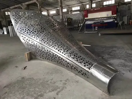 Panneaux de plafond en maille métallique alu expansé en grille