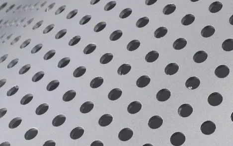 Panneaux architecturaux en aluminium, panneau métallique perforé pour décoration de bâtiment — Foshan Qi Aluminum Decorative Materials Co., Ltd