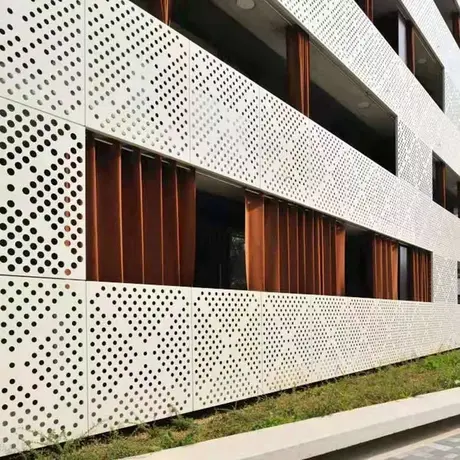 Panneau décoratif mural en aluminium perforé extérieur Chine fournisseur ODM