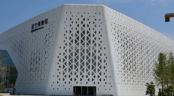 Usine de panneaux décoratifs en aluminium perforé pour revêtement mural extérieur, feuille micro-perforée en aluminium — Foshan Qi Aluminum Decorative Materials Co., Ltd