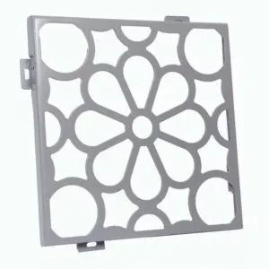 Panneaux décoratifs en aluminium AA6063 pour façade intérieure, découpés au laser — Foshan Qi Aluminum Decorative Materials Co., Ltd