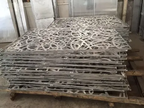 Vue 6 : panneau en maille perforée en alliage d'aluminium anti-rouille