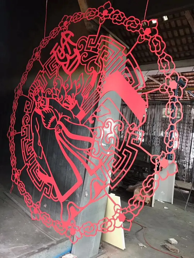 Nouvelle mode 3D en métal texturé inoxydable pour bardage mural — Foshan Qi Aluminum Decorative Materials Co. Ltd