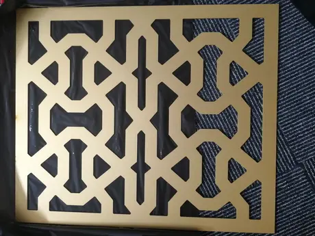 Panneaux décoratifs extérieurs en aluminium perforé coloré, revêtement laser pour designs