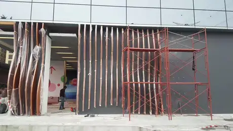 Revêtement de mur façade en verre sans cadre, plus résistant