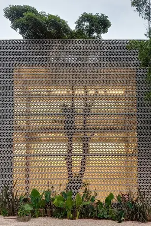 Panneaux en maille métallique en aluminium décorative best-seller