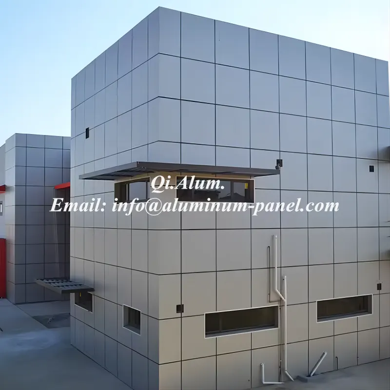 Panneau plein décoratif extérieur en aluminium pour revêtement mural — Foshan Qi Aluminum Decorative Materials Co., Ltd