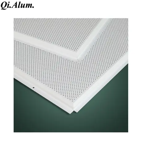 Panneaux de plafond en composite aluminium panneau acoustique incurvé