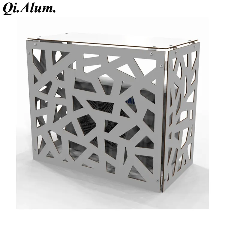 Panneau aluminium perforé pour bardage étanche — Foshan Qi Aluminum Decorative Materials Co. Ltd