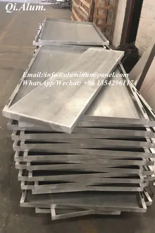 Fabricants de panneaux en aluminium pulvérisés en poudre, vente de mur-rideau personnalisé