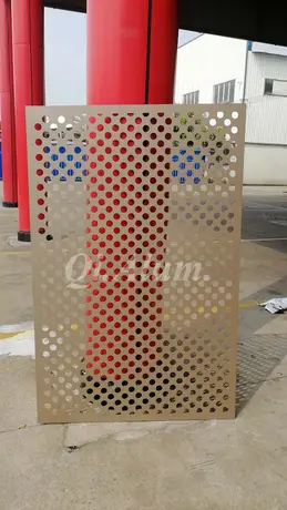 Panneaux pleins en aluminium personnalisés pour revêtement mural en marbre
