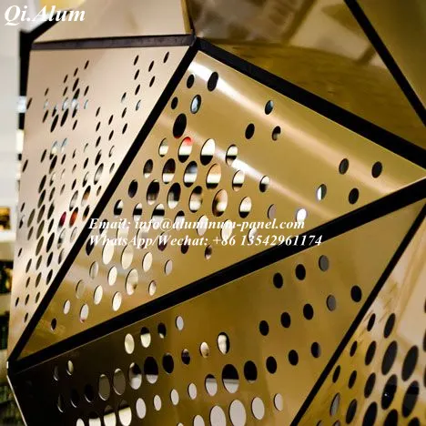 Panneaux en revêtement poudre polyester super résistant pour décorations de bâtiment – Foshan Qi Aluminum Decorative Materials Co., Ltd
