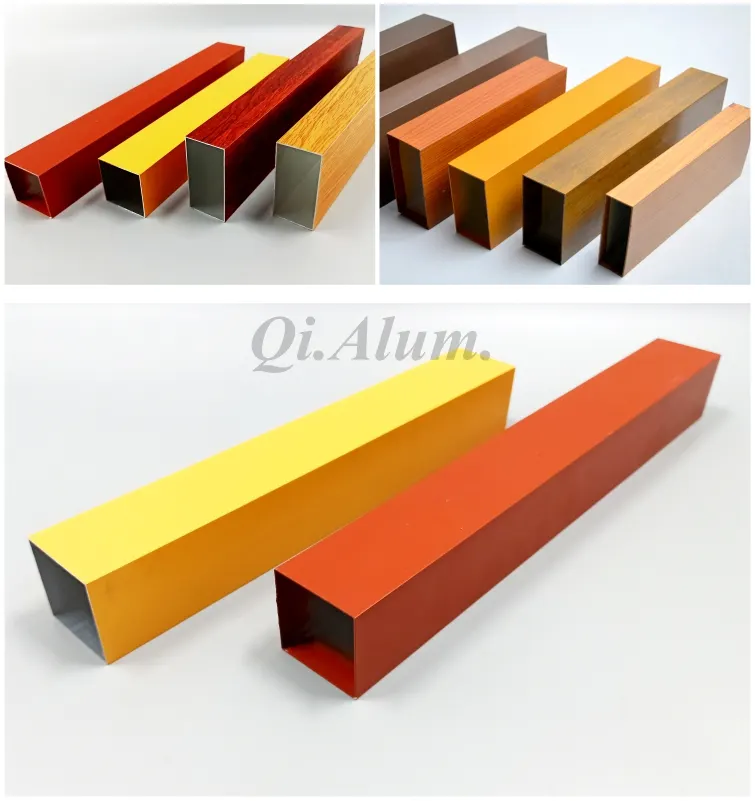 Plafond décoratif en canal U en aluminium — Foshan Qi Aluminum Decorative Materials Co. Ltd