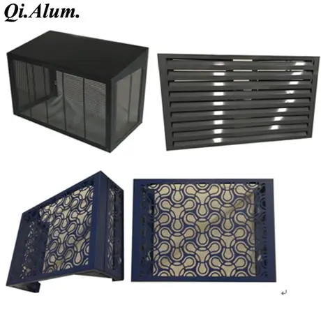 Couverture en aluminium CNC pour climatiseur