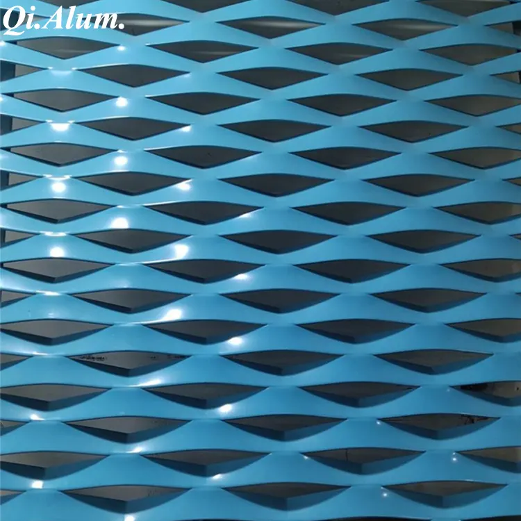 feuille de métal perforé aluminium à petits trous gravés, revêtement PVDF — Foshan Qi Aluminum Decorative Materials Co. Ltd