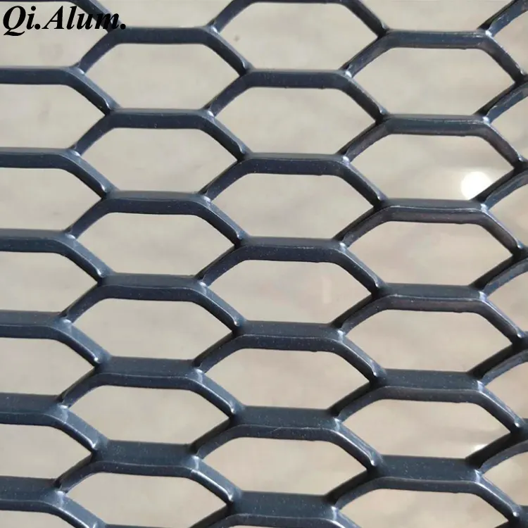 Plaque de treillis en aluminium AA1050 revêtue PVDF, treillis décoratif en aluminium — Foshan Qi Aluminum Decorative Materials Co. Ltd