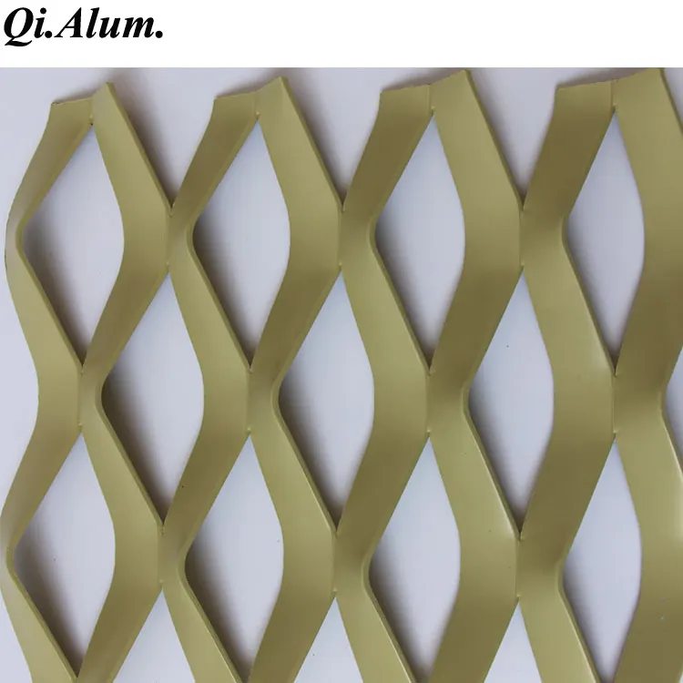 Maille fine en aluminium de 3 mm d'épaisseur — Foshan Qi Aluminum Decorative Materials Co. Ltd