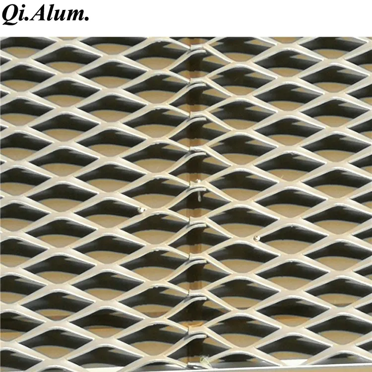 Panneaux en treillis métallique percé à différentes formes de trous – Foshan Qi Aluminum Decorative Materials Co., Ltd