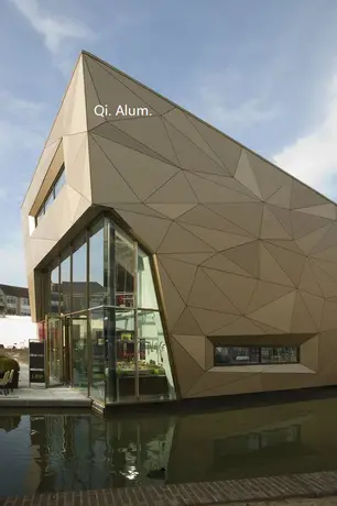 Panneaux muraux extérieurs intérieurs en aluminium plein 3D, style moderne pour bâtiment artistique