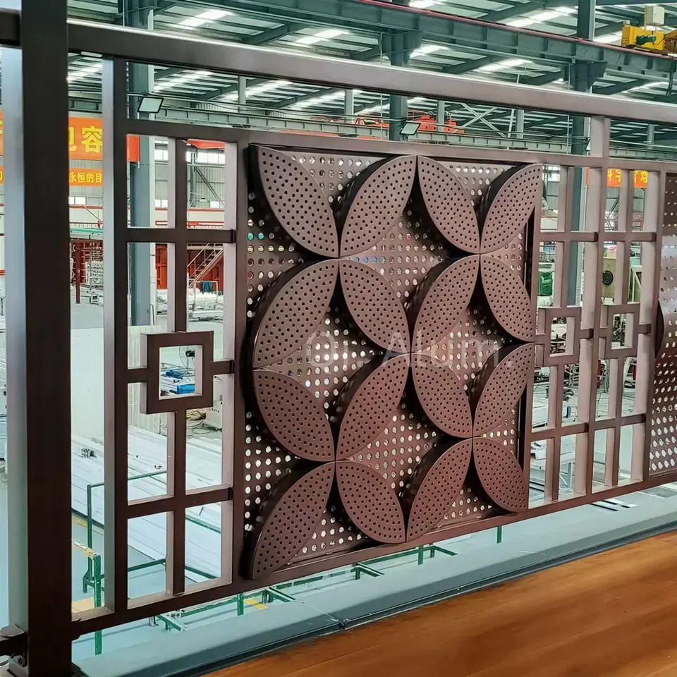 Panneau en aluminium plein décoratif sculpté 3D sur mesure – Projet de façade extérieure architecturale en métal perforé en aluminium – Foshan Qi Aluminum Decorative Materials Co. Ltd