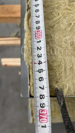 Assemblage de panneau aluminium avec contreplaqué GI — feuille d'acier galvanisé de 1 mm + rockwool + panneau aluminium plein de 2 mm vue 7