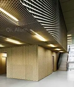 Feuille d'aluminium en forme de losange, maille métallique expansée, fil métallique expansé galvanisé
