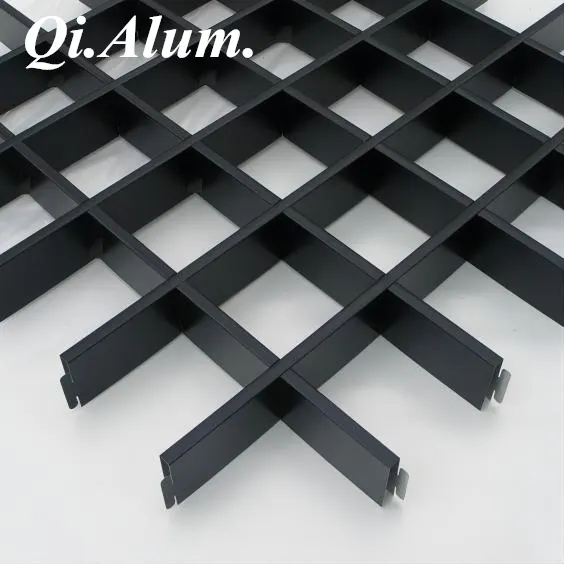 Design de plaque de plafond suspendu en aluminium pour plafond d'hôtel — Foshan Qi Aluminum Decorative Materials Co. Ltd