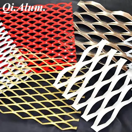 Méseau en fil d'aluminium perforé expansé métal