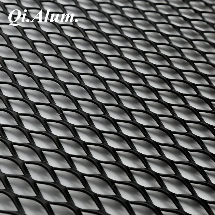 Mailles métalliques perforées en aluminium pour revêtement de façade extérieure — Foshan Qi Aluminum Decorative Materials Co. Ltd