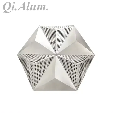 Panneaux métalliques alu pour bardage extérieur 3D panneaux muraux métalliques