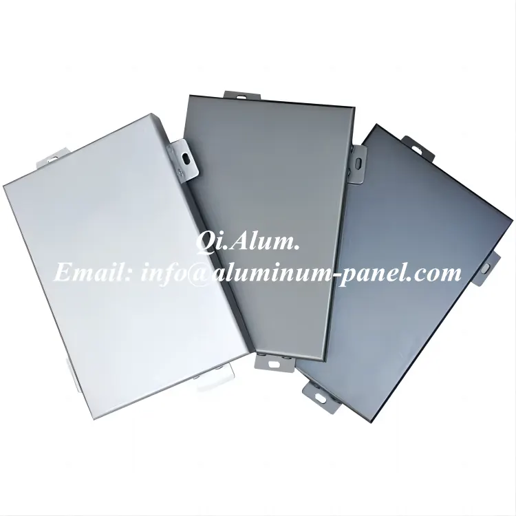 Panneau de façade en aluminium, feuille de revêtement mural en aluminium, panneau décoratif en aluminium — Foshan Qi Aluminum Decorative Materials Co. Ltd