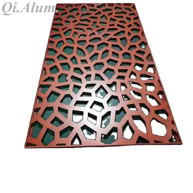 Panneau métallique décoratif laser extérieur en aluminium pour jardin — Foshan Qi Aluminum Decorative Materials Co. Ltd