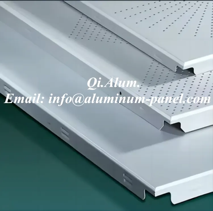 Matériaux alu pour plafond maison, bardage et panneaux extérieurs — Foshan Qi Aluminum Decorative Materials Co. Ltd