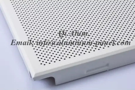Plafond en bande alu, décoration de plafond suspendu en aluminium pour supermarché